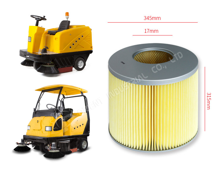 Filter For Electric Sweeper