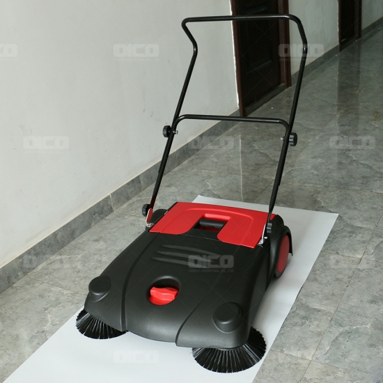 OR20 Manual Cleaning Tool, Walk Behind Cleaning Tool With 14L Rubbish Bin