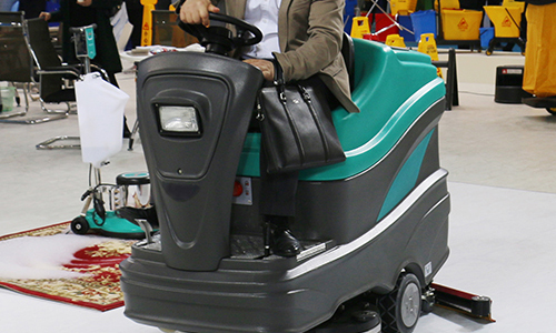 Floor Cleaning Machine In Shanghai Exhibition