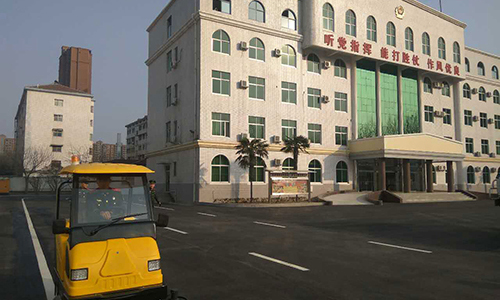 Our Sweeper Machine In The Police Station
