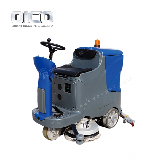 Electric Ride On Floor Scrubber Suppliers Mnsweeper
